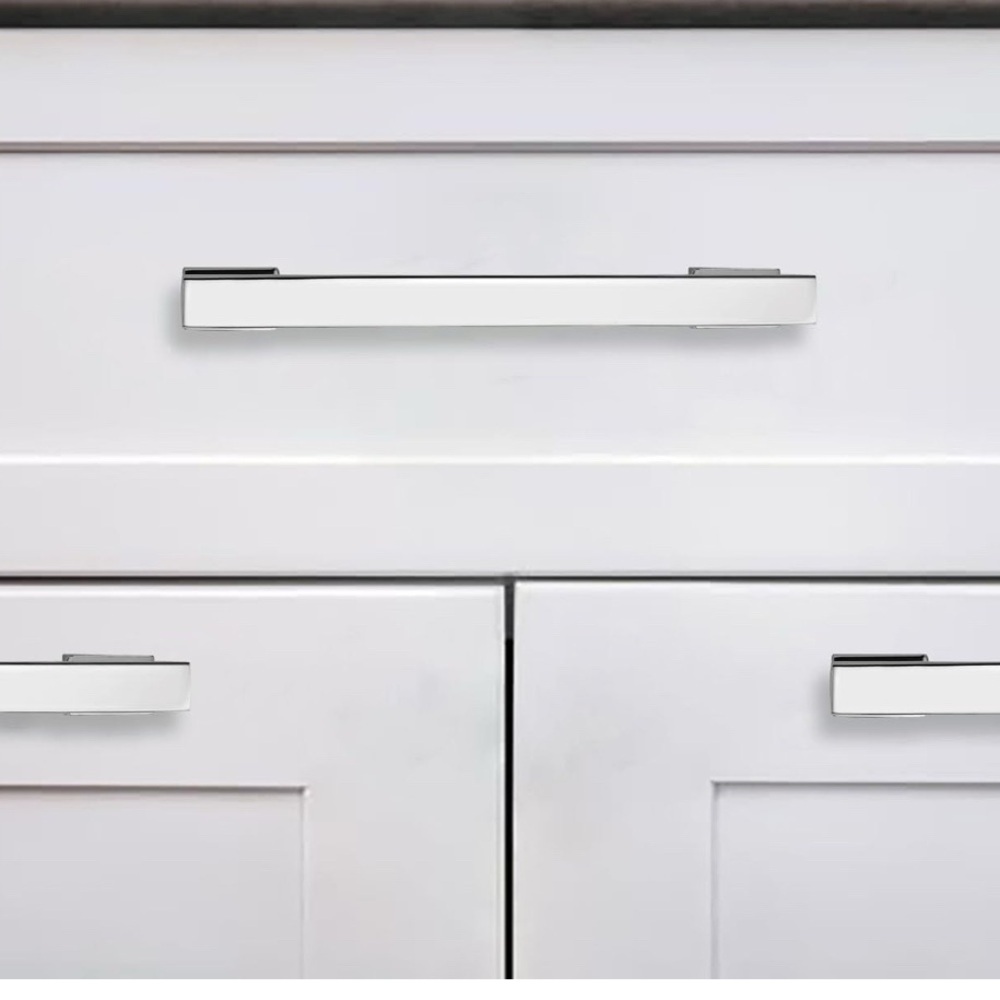 Sleek Silver Cabinet Handles (057) - Picture 4 of 5